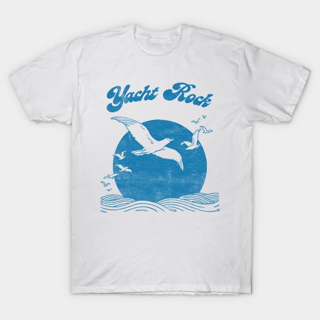 Yacht Rock \/\/\ Retro Faded Style Original Design T-Shirt by DankFutura